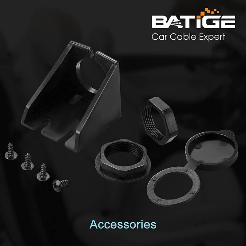 BATIGE Type C 3.1 and USB 3.0 Car Mount Flush Cable Waterproof Extension - 3ft - Image 5