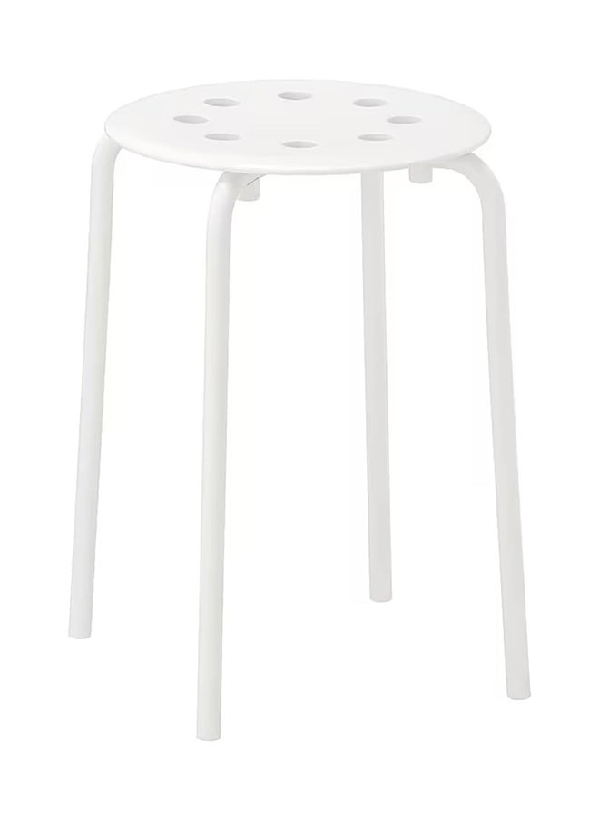 SKY-TOUCH SKY-TOUCH 1pcs Stackable Marius Stool, Durable Plastic & Steel, Lightweight, Space-Saving, Anti-Slip Legs, Holds Up to 80kg, Ideal for Indoor/Outdoor Use–Home,Office,Bar,School,Lab  - Image 1
