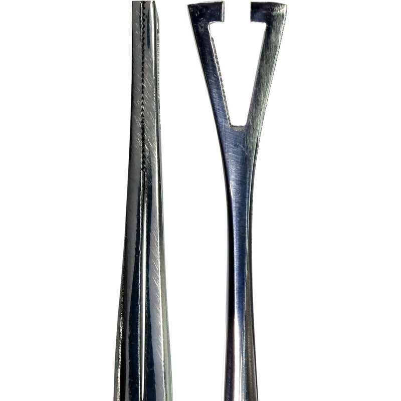 HTS 164P1 6.25" Triangle Slotted Locking Pennington Forceps - Image 2