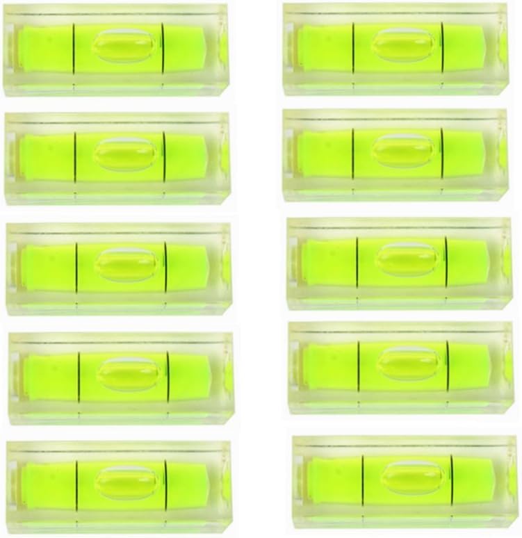 YOTOM 11pcs Mini Level Picture Hanging Spirit Bubble Level, 10x10x29mm Square Level Mark Measuring Tools - Image 2