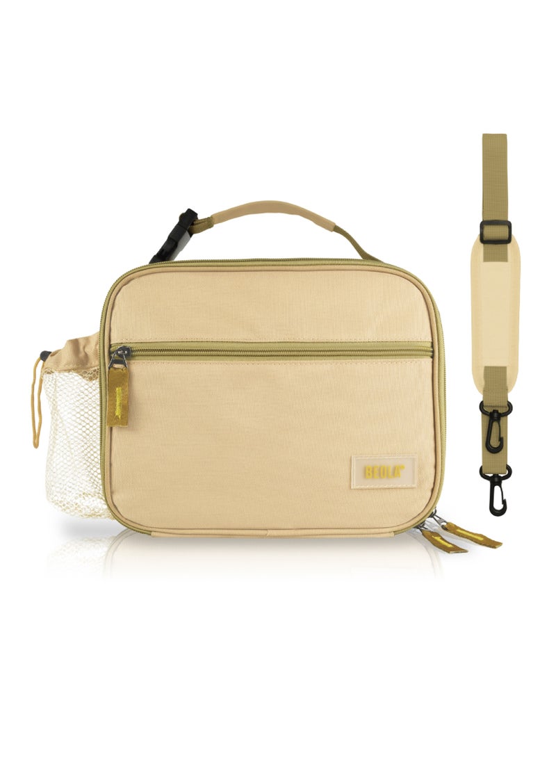 BEOLA Lunch Bag Insulated Lunch Box Carrier, Mustard Yellow  - Image 1