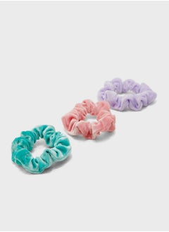 Claires Kids 3 Pack Velvet Headband  - Image 1