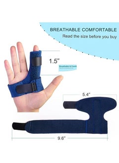 Ocean Finger Brace for Right Hand, Trigger Finger Splints for Arthritis Pain Tendon Injury, Broken Mallet Finger Stabilizer Supports for Dislocated Knuckle Immobilizer Wrap  - Image 5