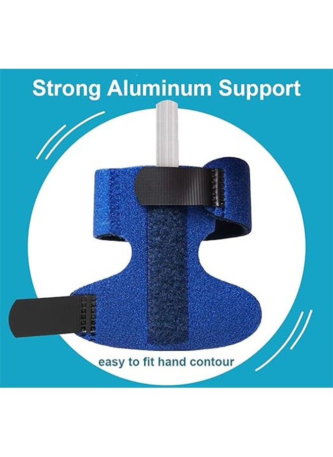 Ocean Finger Brace for Right Hand, Trigger Finger Splints for Arthritis Pain Tendon Injury, Broken Mallet Finger Stabilizer Supports for Dislocated Knuckle Immobilizer Wrap  - Image 4