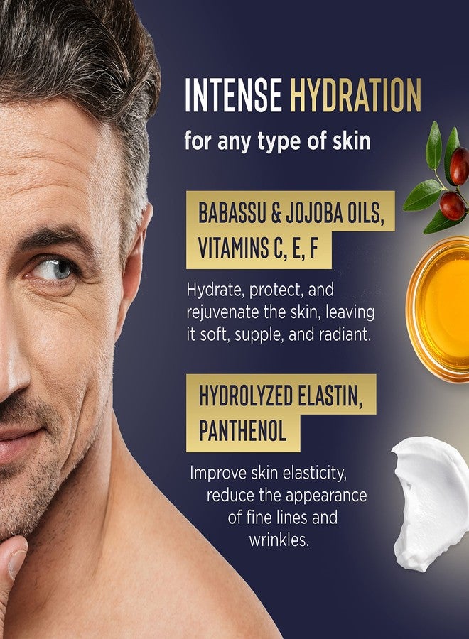 PENEBELLA Mens Face Moisturizer - Deep Hydrating & Anti Aging Mens Lotion | Made in Europe | Vitamin C+E, Elastin, Hyaluronic 4D - Face Cream for Daily Use - Eye, Face & Neck Skin Care - Image 4