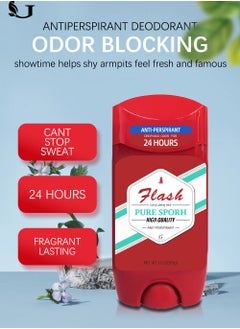 PURE Aluminum Free Deodorant for Men, High Endurance Sport, 85g, Pack Of 1  - Image 2