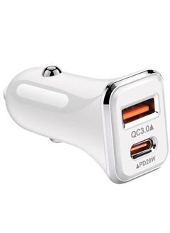 Fast Car Charger Adapter 38W Dual USB Quick Charge QC 3.0 and PD Fast Charging Car Plug Compatible with iPhone 14 Pro Max/14 Pro/14/13 Pro Max/12 Pro/iPad 9 iPad mini 6 Samsung S23 ultra S22 Huawei Ma - pzsku/Z9B3FBA464B2EE9C1D41FZ/45/_/1688975490/43d8151b-5fe4-49dd-bb94-9dacd8517b11