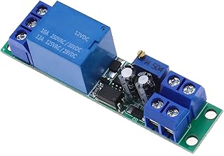 Micro Traders DC 12V 10A 67x16mm Timer Delay Relay Module Board 0-25second Adjustable Turn On/Turn Off Switch Module - Image 1