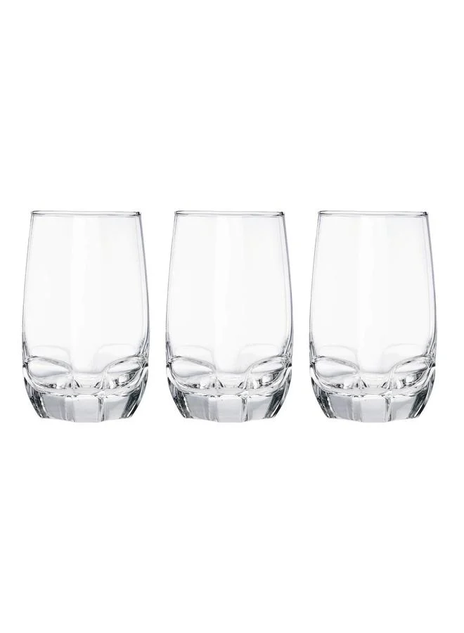 أوشن OCEAN 3-Piece Charisma Hi Ball Glass Set, 15Oz 415ml