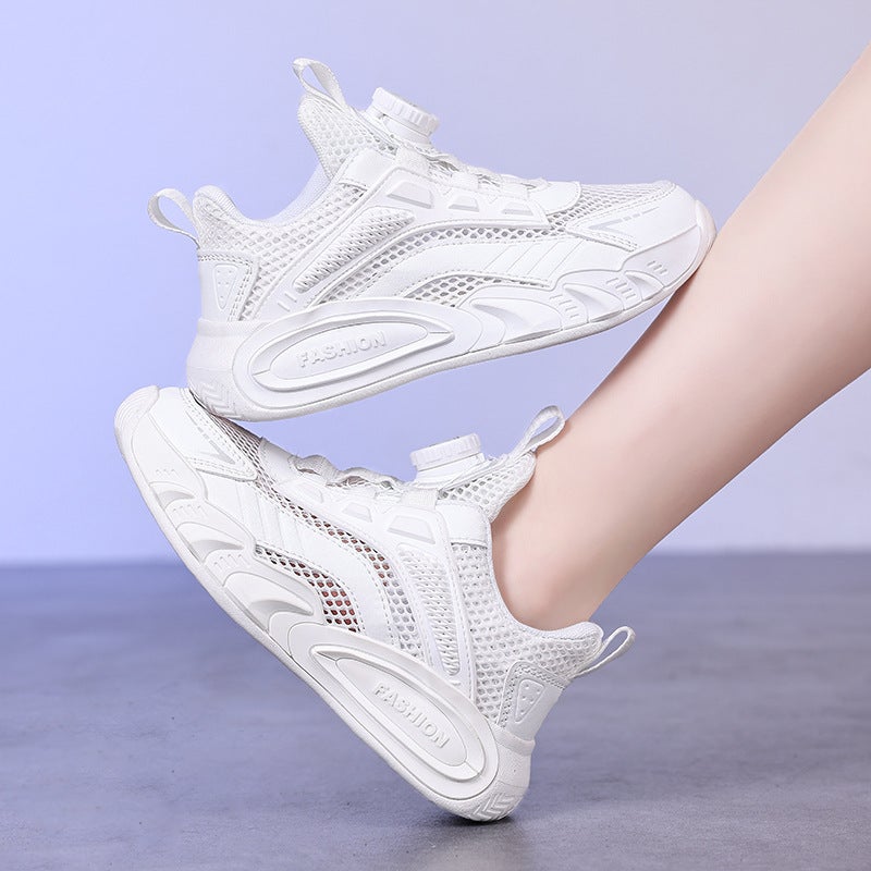 Mesh Sneakers Lightweight Flexible Sole Walking Shoes For Kids Indoor And Outdoor Activities - Image 3