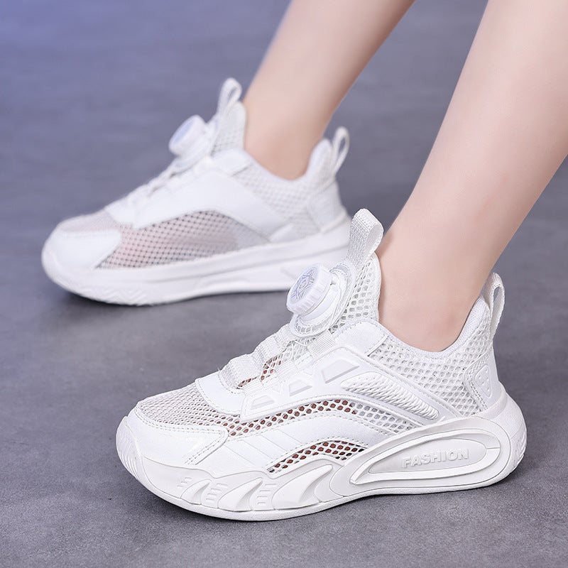 Mesh Sneakers Lightweight Flexible Sole Walking Shoes For Kids Indoor And Outdoor Activities - Image 2