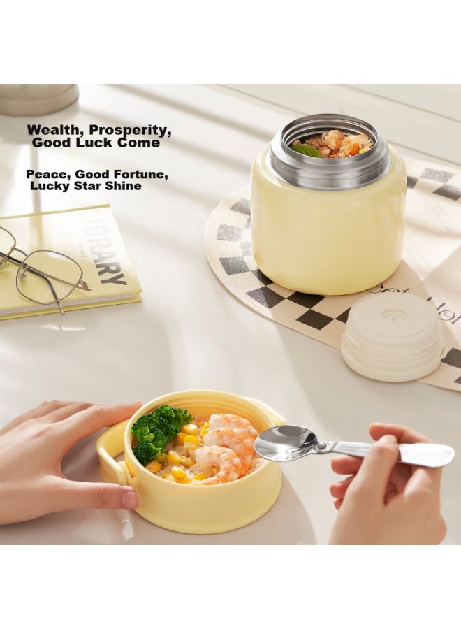 Joyoung Thermal Food Jar, 316l Stainless Steel Insulated Lunch Box, Vacuum Insulated Mug For Men And Women, Students, Thermal Cooker Pot, 1l Capacity - Image 4