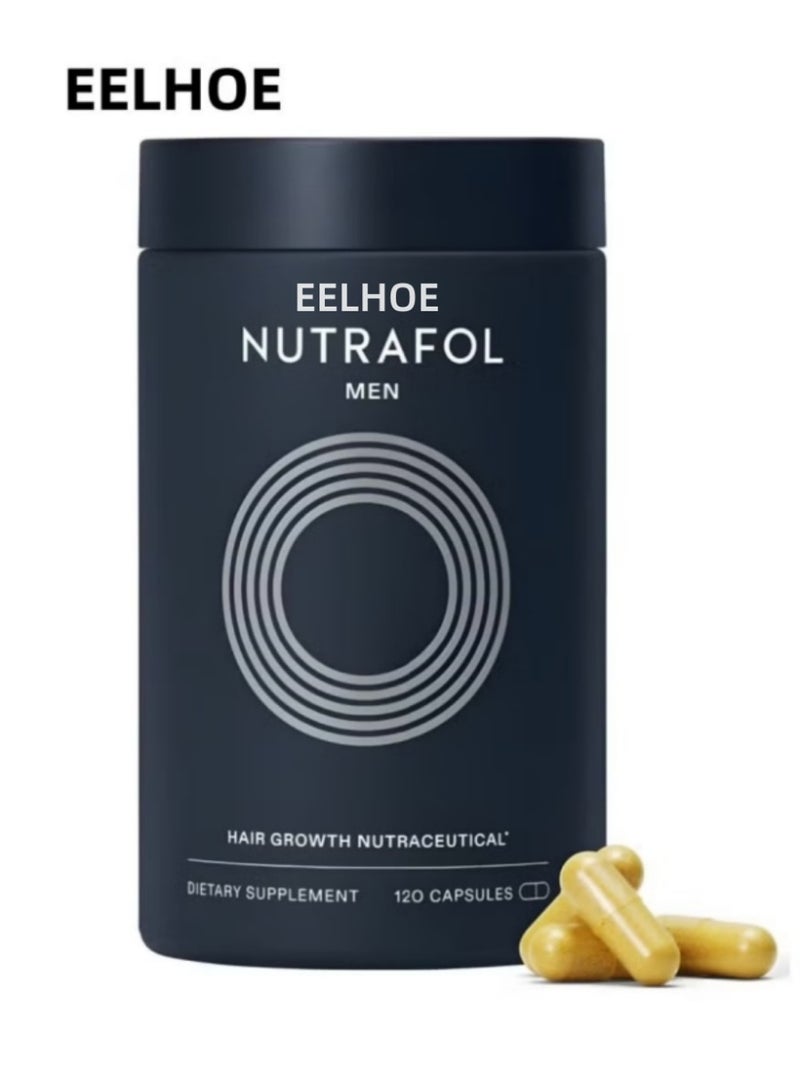 EELHOE NUTRAFOL Men Hair Growth Nutraceutical Dietary Supplement Capsules for Thicker Fuller Hair - Image 1