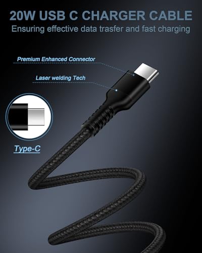 Haoano iPhone 17e 17 Carplay Charger Cable Fast Charging, USBC to USBC Cable for iPhone 17 Pro Max 16 16e 15 Plus, C to C Cord Auto Car Play Charger Android Power USB-C Wire 6 Ft - Image 3