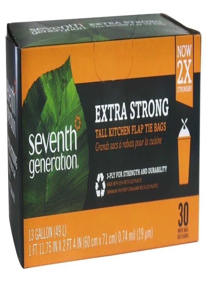 Seventh Generation, Tall Kitchen Trash Bags 13 gal, 30 count - Image 1