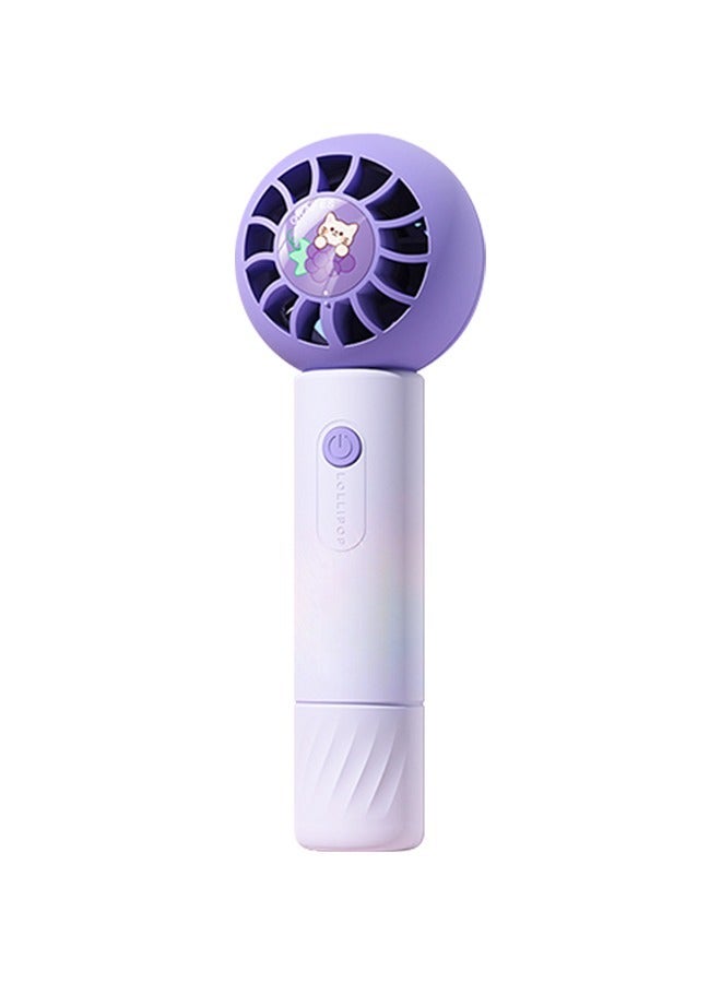 إسكدنيا مروحة يدوية محمولة، مروحة صغيرة قابلة لإعادة الشحن عبر USB مع سرعات قابلة للتعديل، قوية وهادئة، مثالية للتنقل والرياضة - Image 1