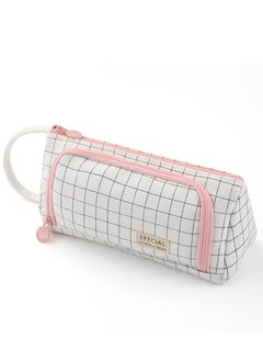 Stationery Bag Holder Canvas Storage Pouch Marker Pen Pencil Case For Middle High School Office College Student
