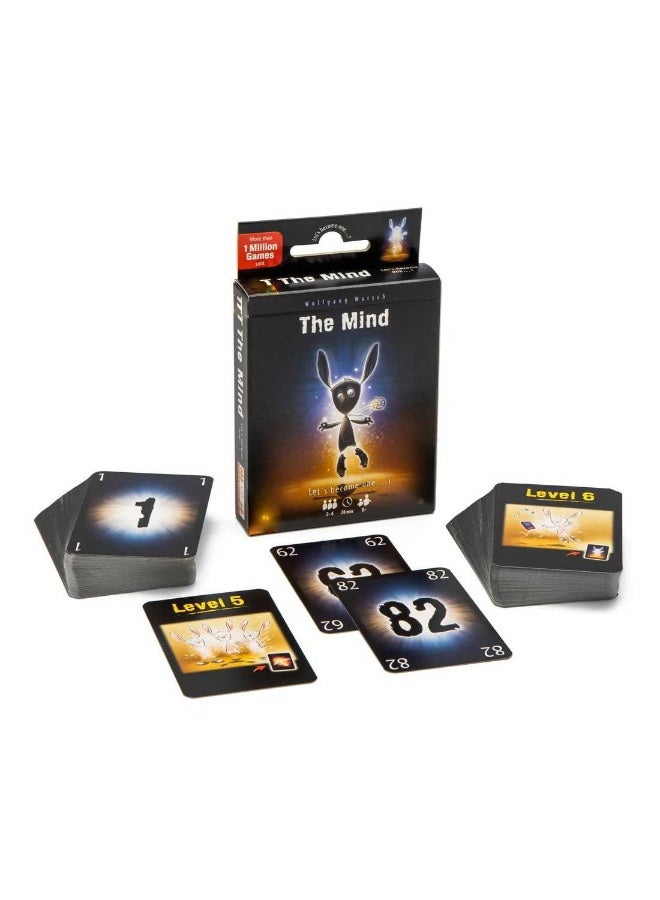 The Mind - لعبة ورق مناسبة للعائلة - ليلة الألعاب - ألعاب ورق للبالغين والمراهقين والأطفال (2-4 لاعبين)