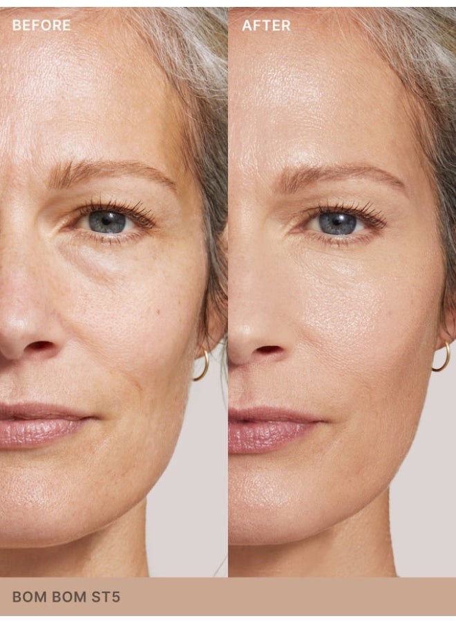 ILIA Bom Bom ST5 Skin Tint Serum Foundation with SPF 40 - Image 4