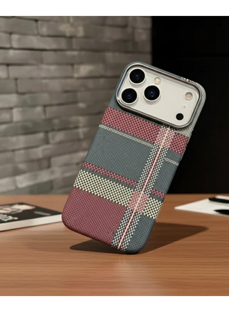 نيكس جراب مغناطيسي من ألياف الكربون لهاتف iPhone 17pro - Image 1