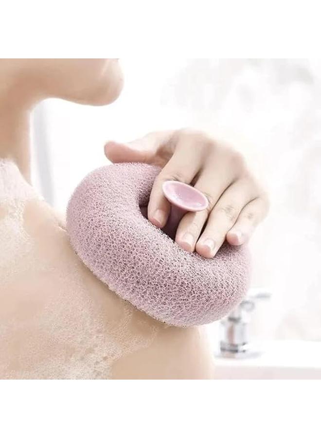 Bath Sponge Cleaning Brush, Super Soft Exfoliating Bath Sponge Cleaning Brush for Shower Women, Massage Bath Body Exfoliating Sponge for Adults Children and Pregnant Women (2PCS Random Color) - Image 2