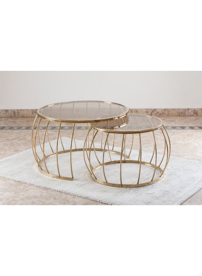 Smart Furniture Functional Coffee Table with Hidden Storage 80L x 47H x 80W 