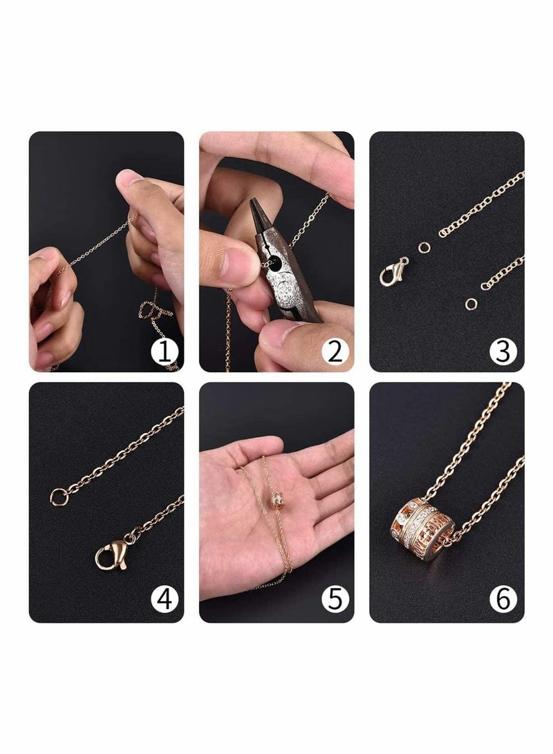 SOLARAE 39 Feet Gold Plated Chain, for Craft DIY Jewelry Making Men Women Jewelry Chain, Necklace - Image 5