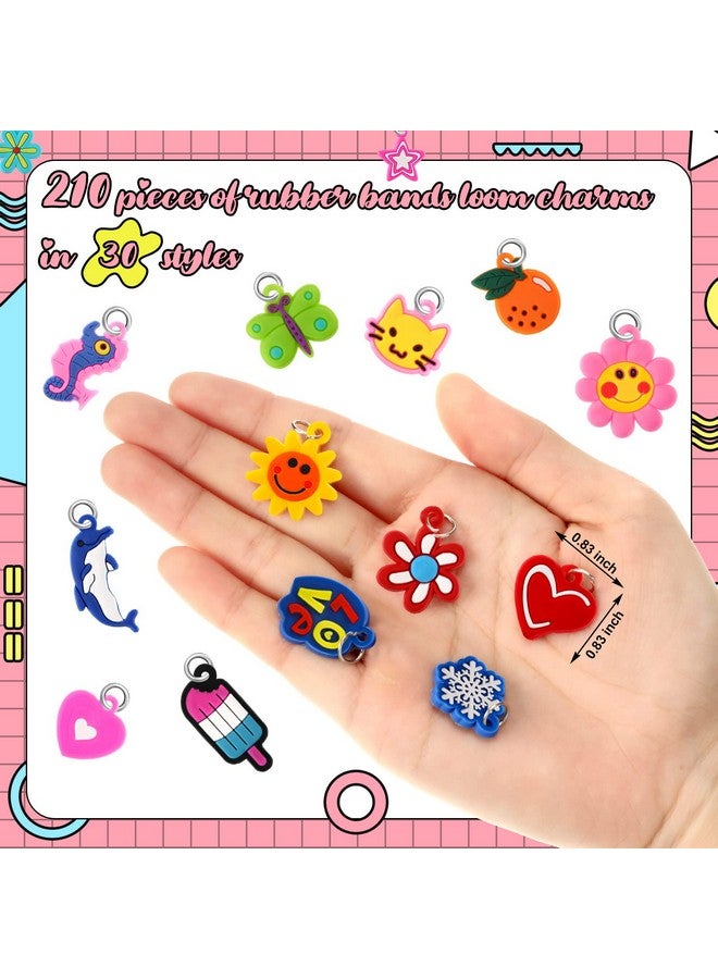 ووانجر 210 جهاز كمبيوتر شخصى سيليكون سوار سحر المطاط سوار سحر أساور صغيرة المعلقات تلوح في الأفق الزملاء سحر تلوح في الأفق الأربطة المطاطية صنع عدة للمجوهرات قلادة DIY سحر أساور 30 أنماط - Image 2