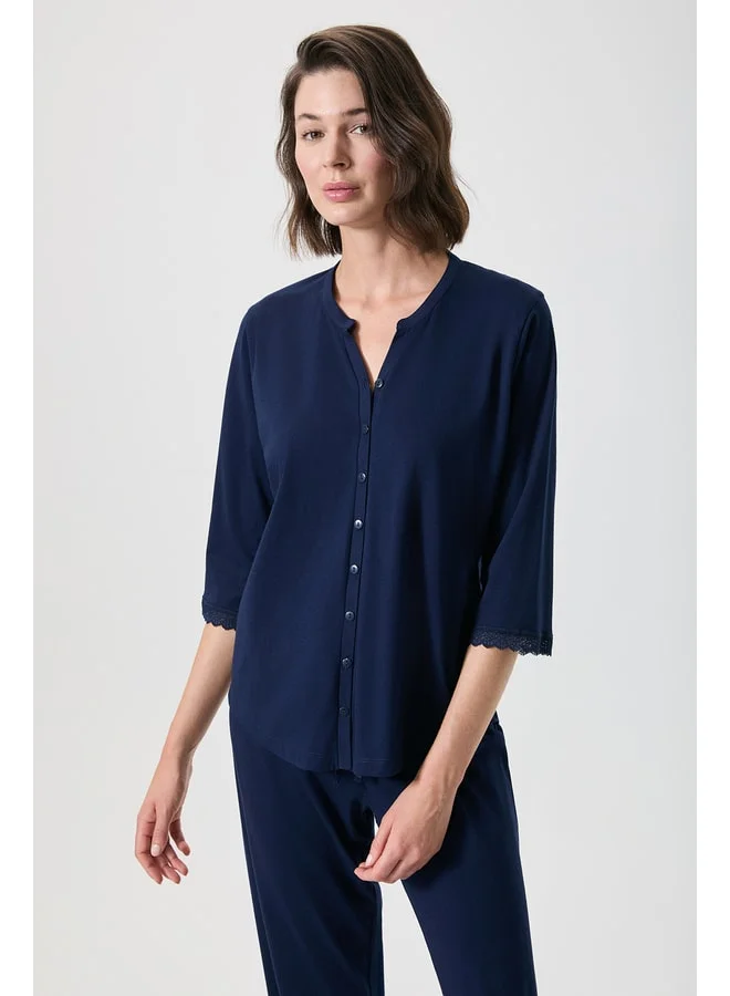 Penye Mood 100% cotton postpartum pajama set.