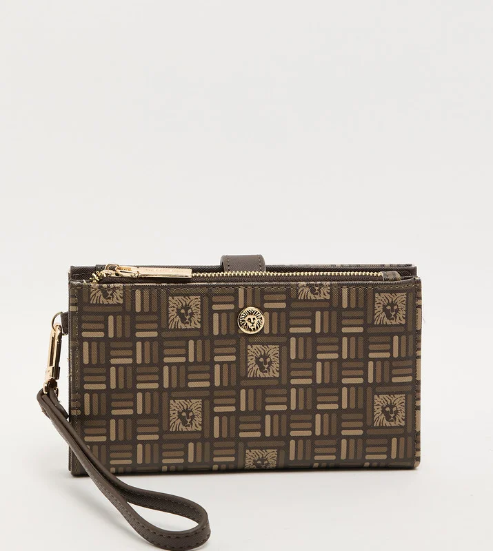 ان كلاين Akg5090 Dark Brown Women's Wristlet