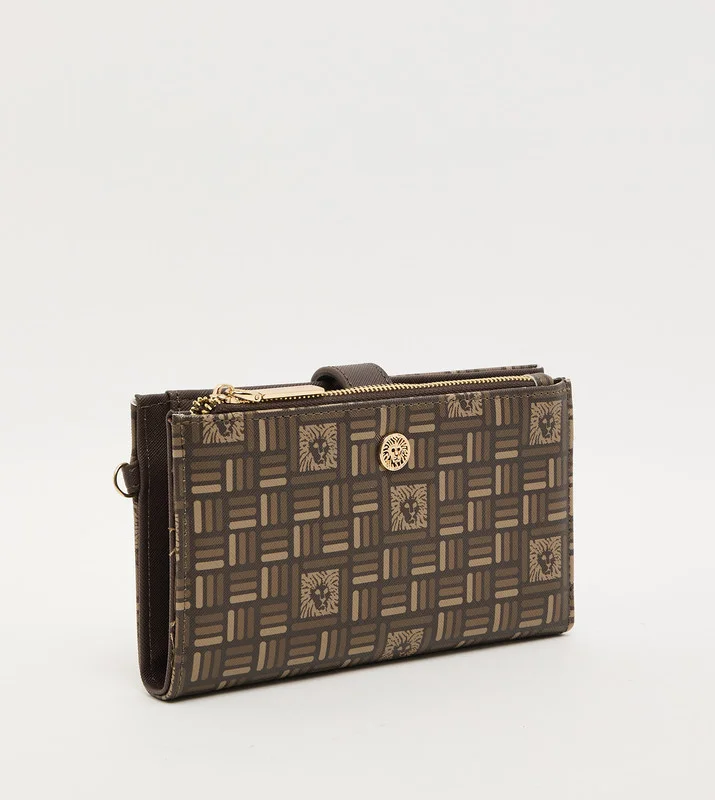 ان كلاين Akg5090 Dark Brown Women's Wristlet