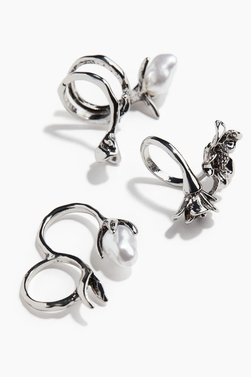 H&M 3-pack rings