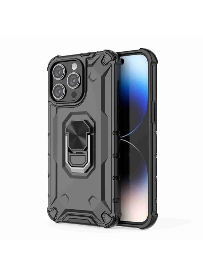 اس-توب جراب لهاتف iPhone 14 Pro من سلسلة Ice Armor مع حامل حلقي - Image 2