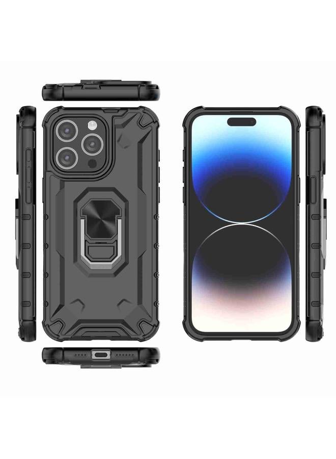 اس-توب جراب لهاتف iPhone 14 Pro من سلسلة Ice Armor مع حامل حلقي - Image 3