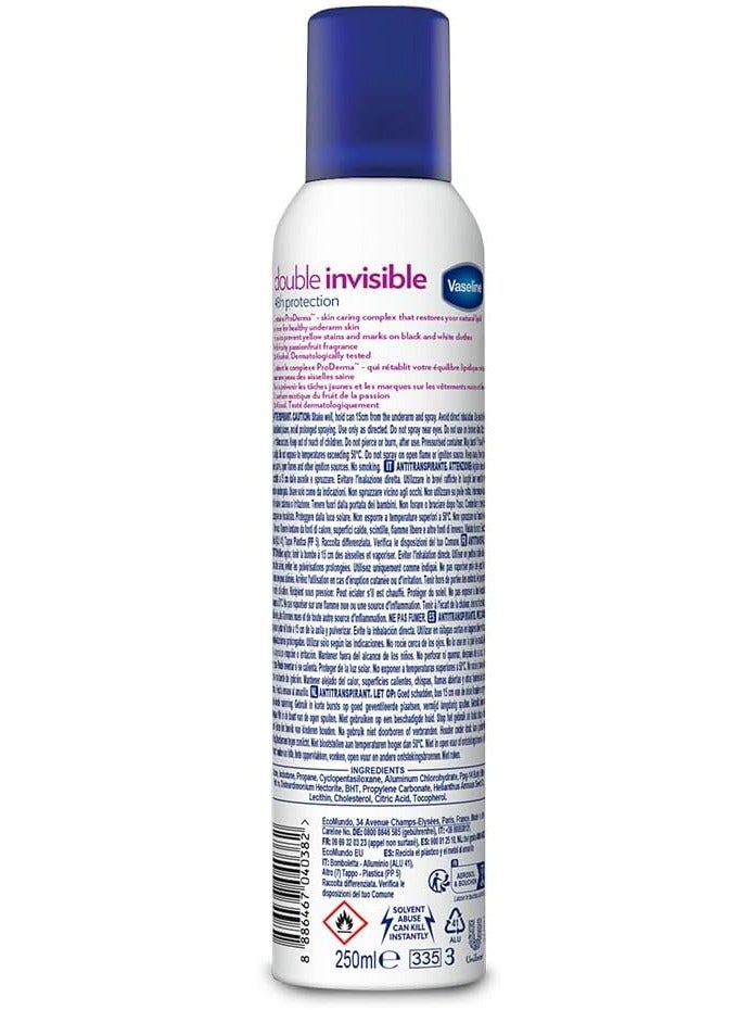 Vaseline Double Invisible Anti-Perspirant Women's 250 ml | 48H - Image 2