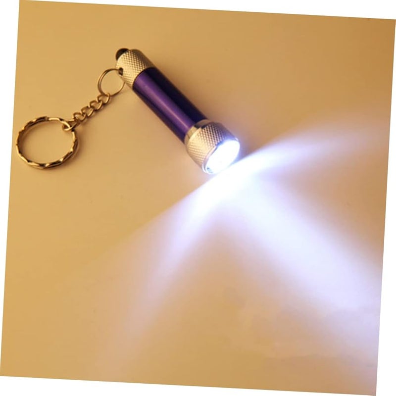 ميني 5 لمبة LED مصباح مفاتيح فائق السطوع - مصباح يدوي محمول للمشي لمسافات طويلة في الهواء الطوارئ - حجم جيب مضغوط لون عشوائي - Image 5