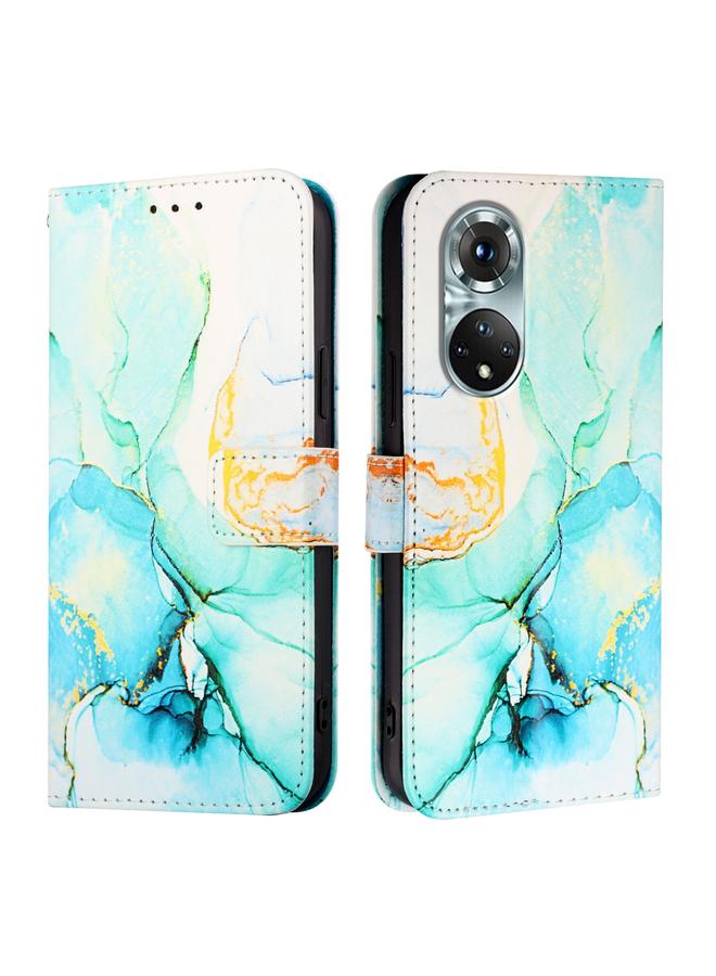 S-TOP Case For Huawei nova 9 PT003 Marble Pattern Flip Leather Phone Case - Image 2