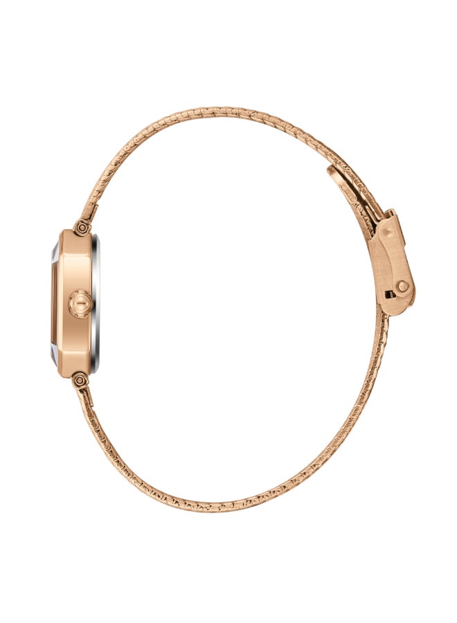 سلازنجر ساعة يد نسائية شبكية بعقارب .... -  مم - Image 3