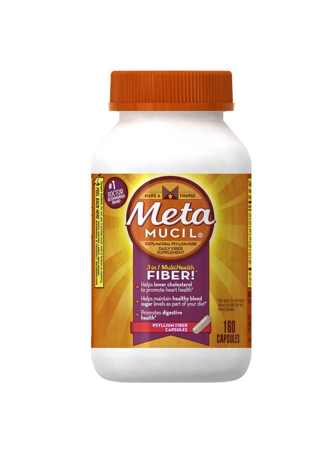 Metamucil Daily Fiber Supplement 160 Capsules - Image 1
