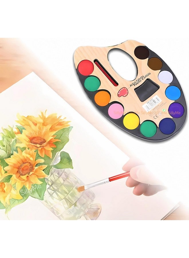 سيلي مي مجموعة هدايا عيد ميلاد SILLYME المكونة من 12 قطعة للأطفال - لوحة ألوان مائية مع فرشاة طلاء - هدية عيد ميلاد للأطفال من سن 6 إلى 10 سنوات - هدية عيد ميلاد بالجملة للأطفال من سن 6 إلى 12 سنة - Image 5