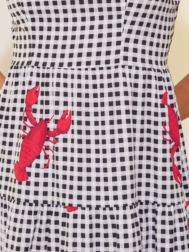 Take Two Lobster Gingham Dress  - Image 4