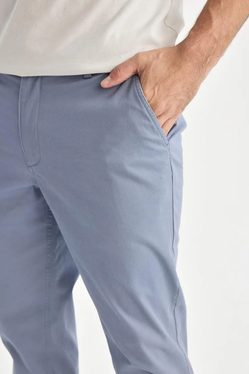 Defacto  Slim Fit Super Skinny Leg Chino Pants for Men | Best Price UAE