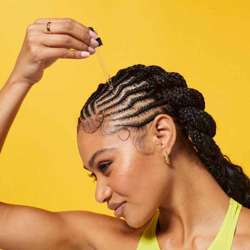 Aunt Jackie's Elixir Essentials Hair & Scalp Oil, Collagen, Tea Tree Oil & Eucalyptus, Thickens & Supports Hair Growth, 2 oz - Image 2