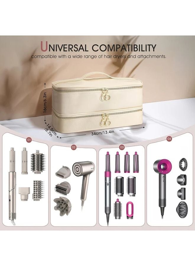 Golden Shark Flexstyle Portable Double Layer Makeup Organizer PU Bag For Adults - Image 5