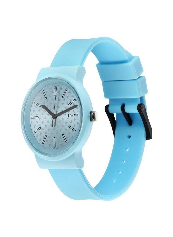 سوناتا ساعة سوناتا سبلاش كوارتز أنالوج بمينا متعدد الألوان وحزام بلاستيكي للنساء - 87048PP05W - Image 2