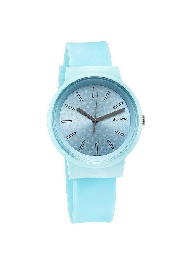سوناتا ساعة سوناتا سبلاش كوارتز أنالوج بمينا متعدد الألوان وحزام بلاستيكي للنساء - 87048PP05W - Image 1