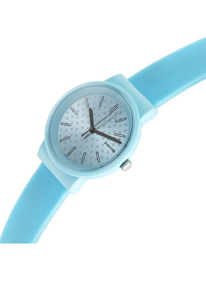 سوناتا ساعة سوناتا سبلاش كوارتز أنالوج بمينا متعدد الألوان وحزام بلاستيكي للنساء - 87048PP05W - Image 3