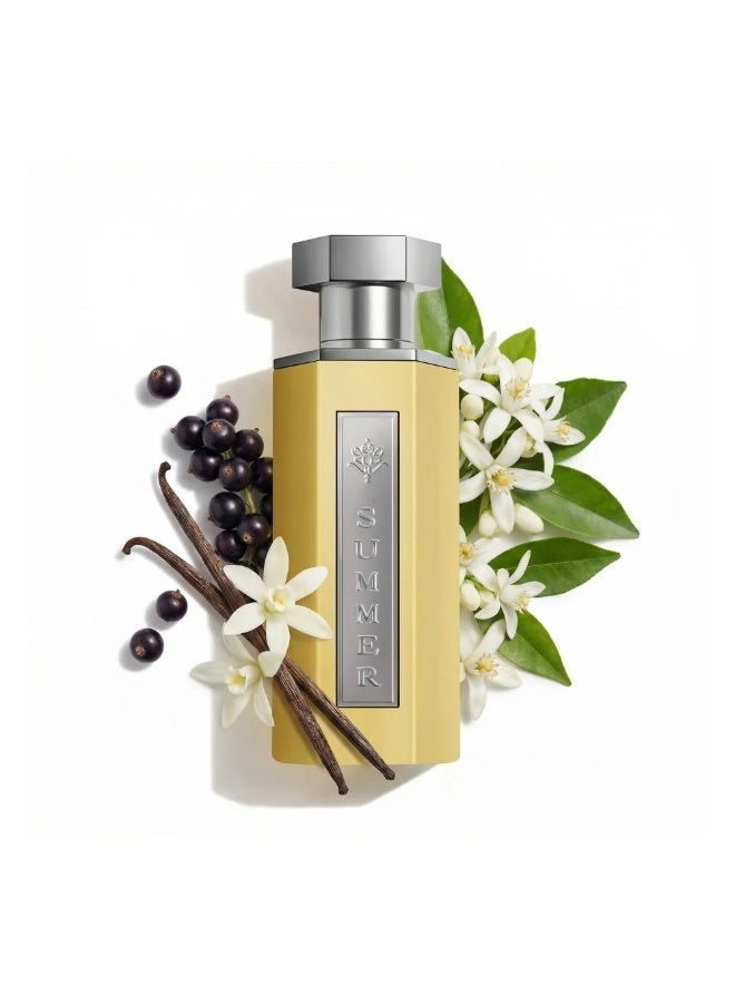ريف سمر يلو أو دو بارفيوم 100 مل – عطر للجنسين طويل الثبات بنفحات زهر البرتقال والكشمش الأسود - Image 3