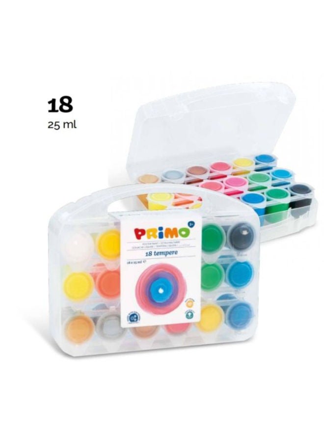 طقم ألوان جواش 18 لون × 25 مل