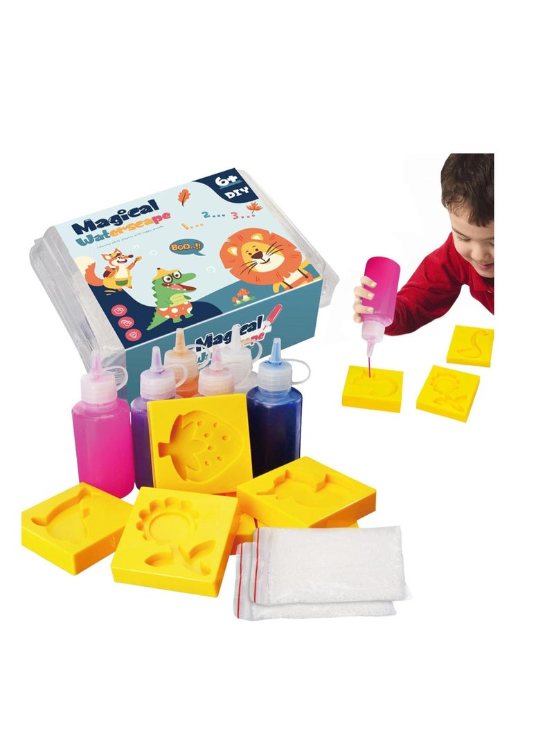 Tozier Faux Agua Beads Set - Creative 3D Aquatic Animals Magic Colorful Gel - Image 5